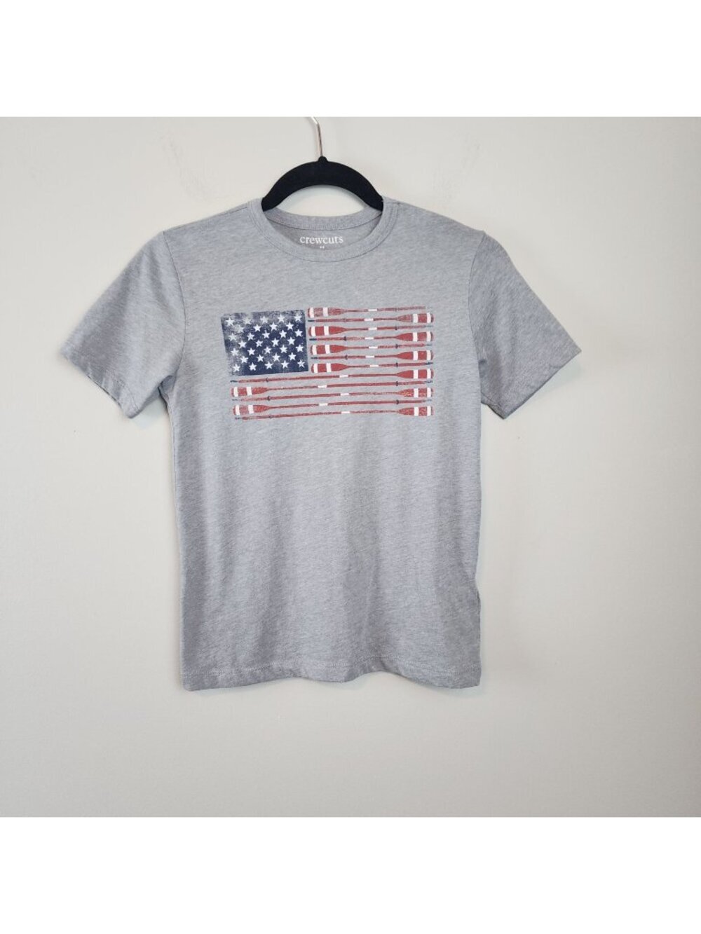 Crewcuts Factory Store Short Sleeve American Flag T shirt boy L / 10-11